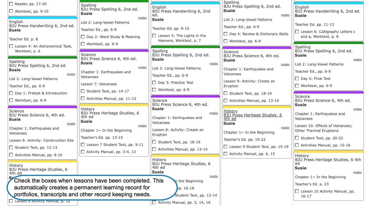 BJU Press Multi-Subject, 2