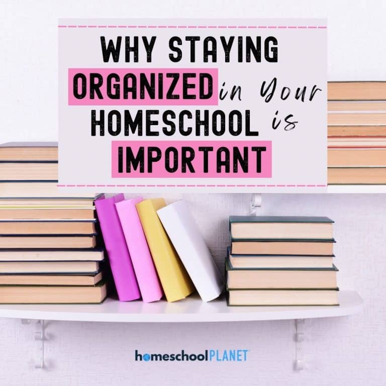 3rd Blog image for Why Staying Organized in Your Homeschool Is IMPORTANT