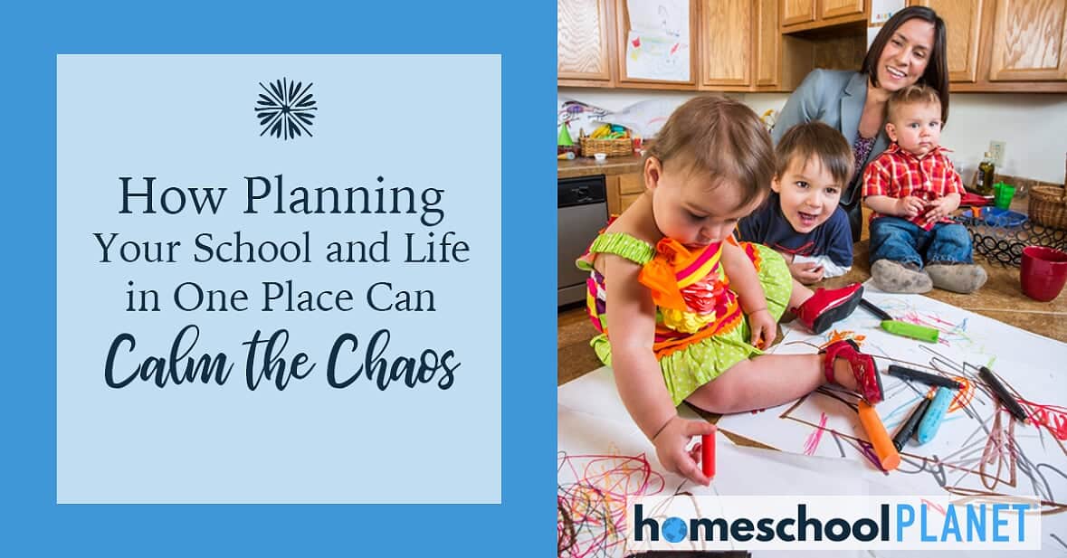 Homeschool Planet Calm the Chaos button