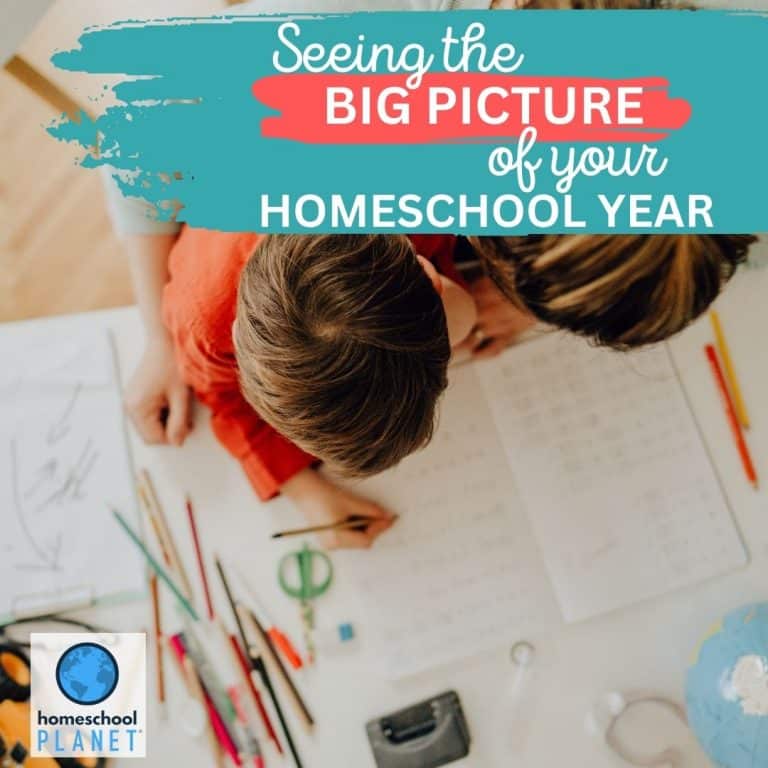 2nd Blog image for Seeing the Big Picture of Your Homeschool Year