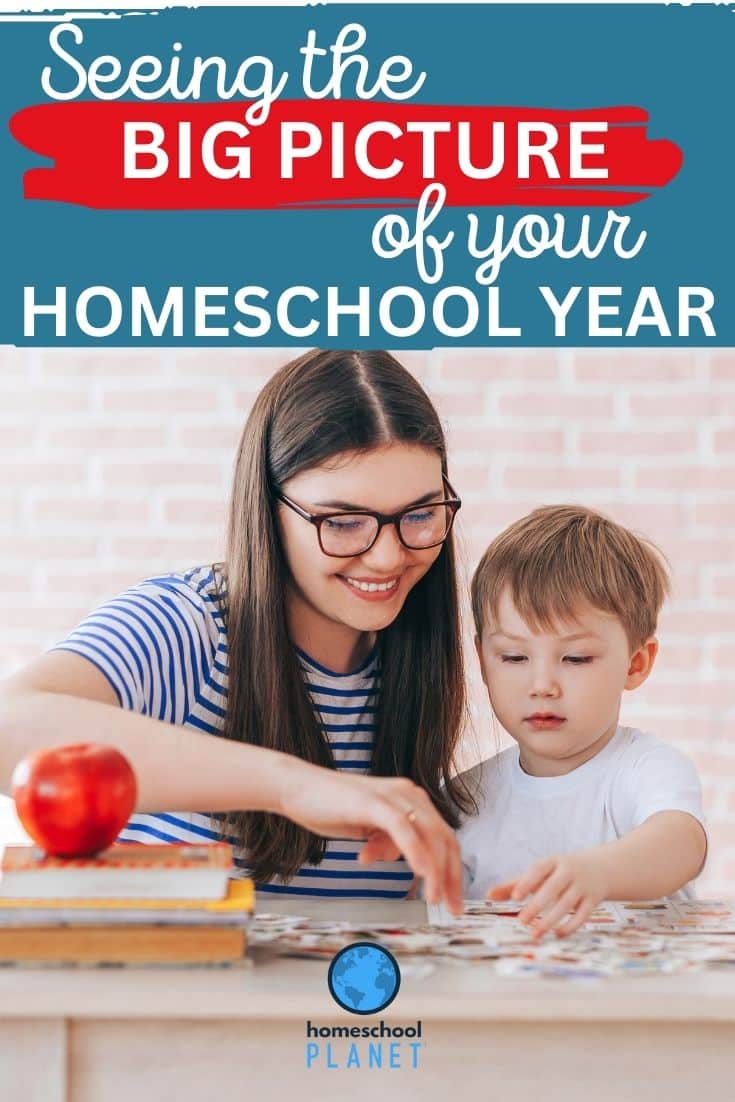 Blog image for Seeing the Big Picture of Your Homeschool Year