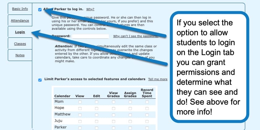 Adding a user Homeschool Planet screenshot 4