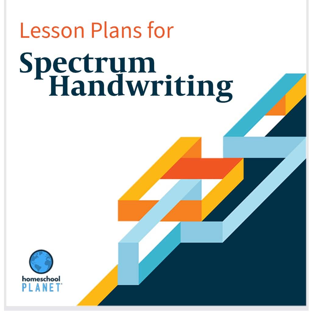 Homeschool Planet Spectrum Handwriting lesson plans button