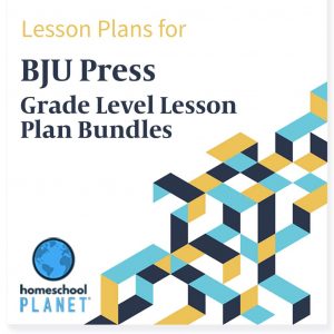 BJU Press Multi Subject Lesson Plan Family lesson plan cover image button for Homeschool Planet