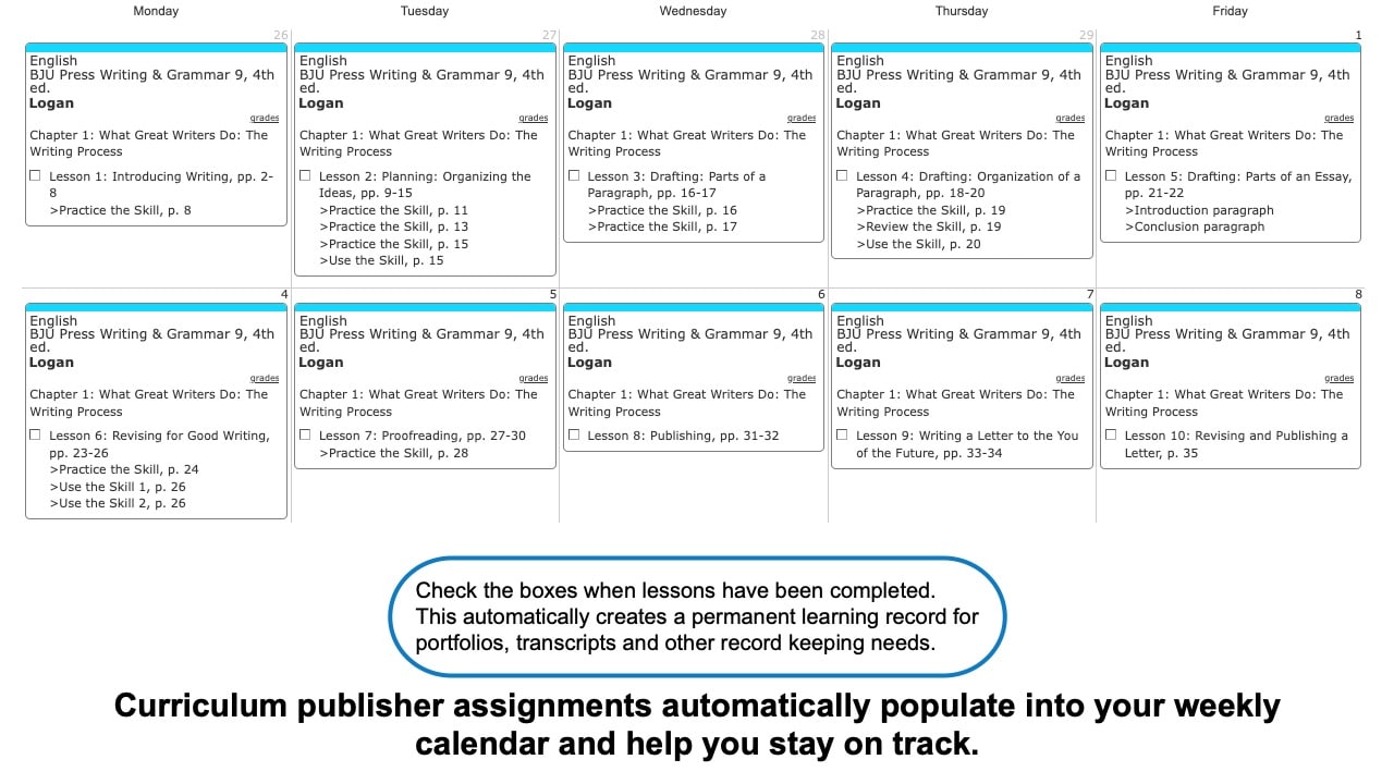 BJU-Press-Writing-Grammar-Weekly-View