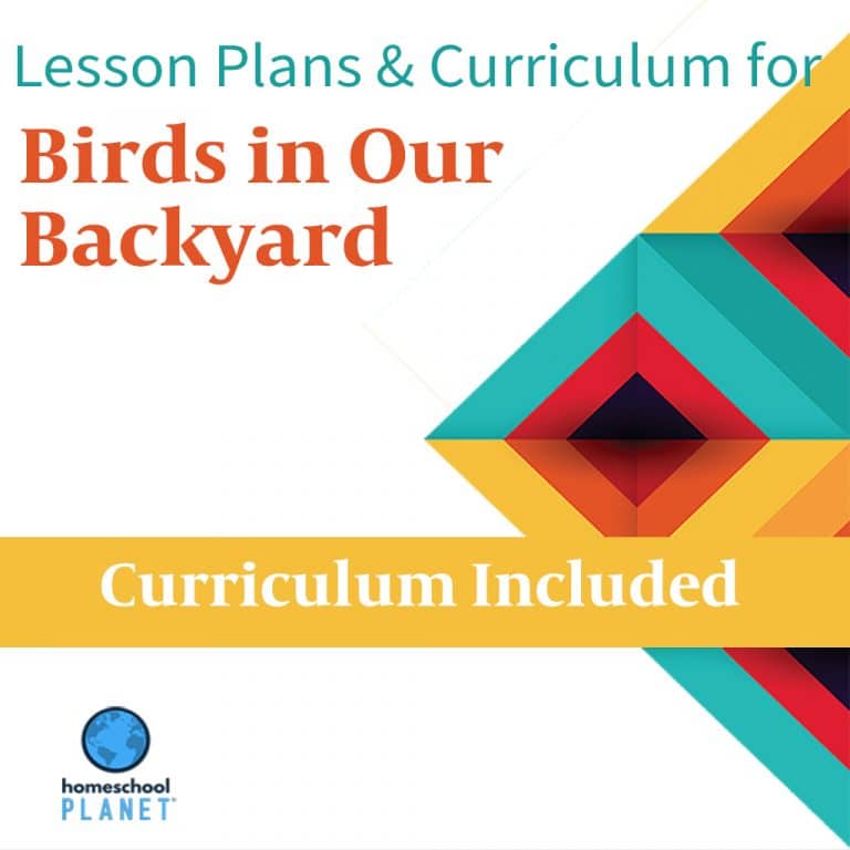 Homeschool Planet Birds in Our Backyard lesson plans and curriculum button