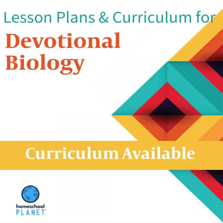 Homeschool Planet Devotional Biology lesson plans and curriculum button
