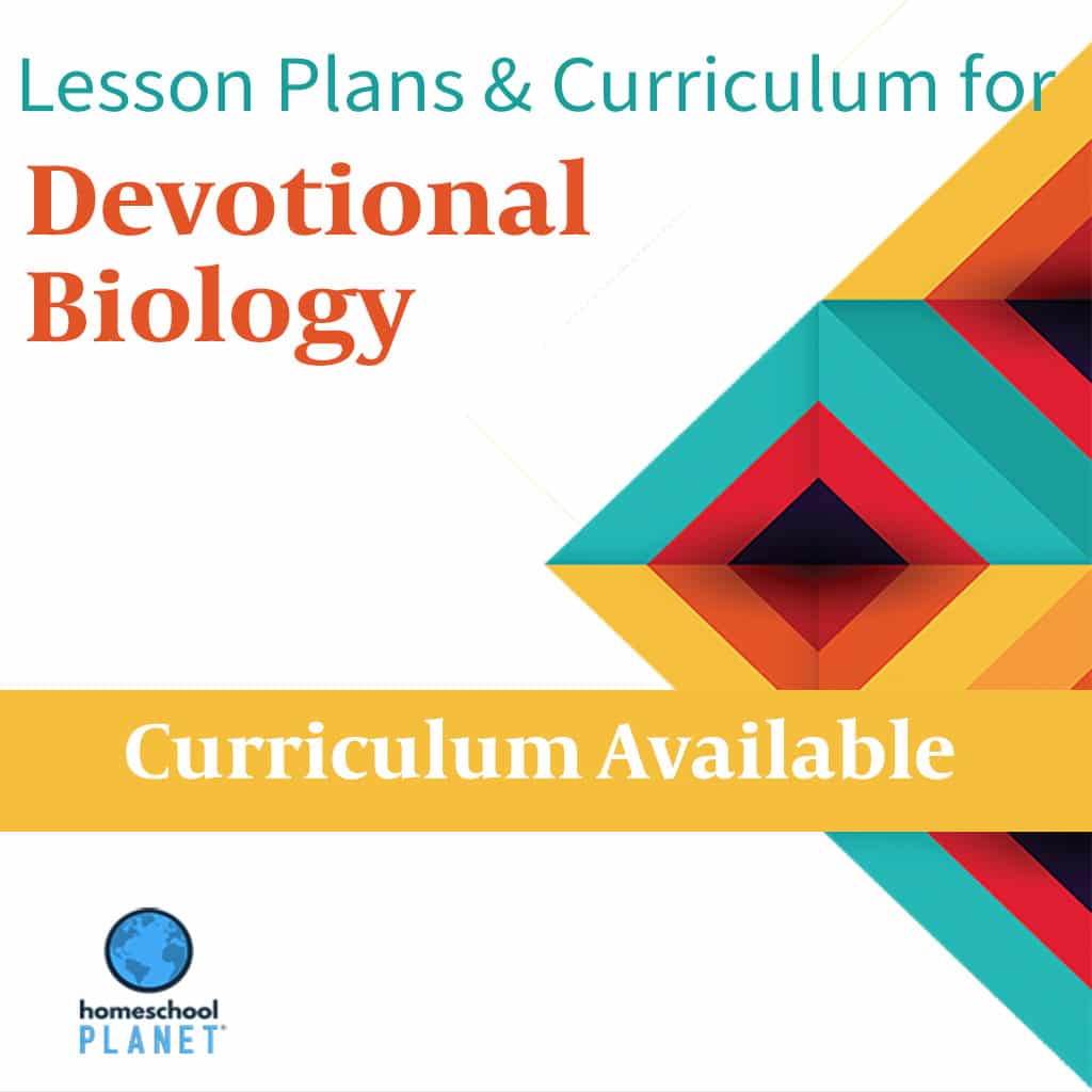 Homeschool Planet Devotional Biology lesson plans and curriculum button