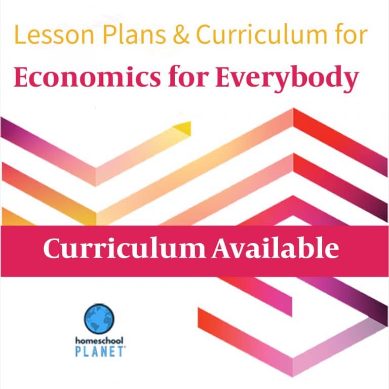Homeschool Planet Economics for Everybody lesson plans and curriculum button