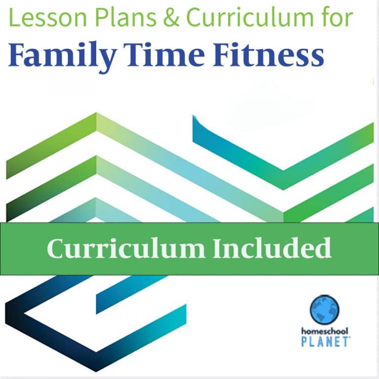 Homeschool Planet Family Time Fitness lesson plans and curriculum button