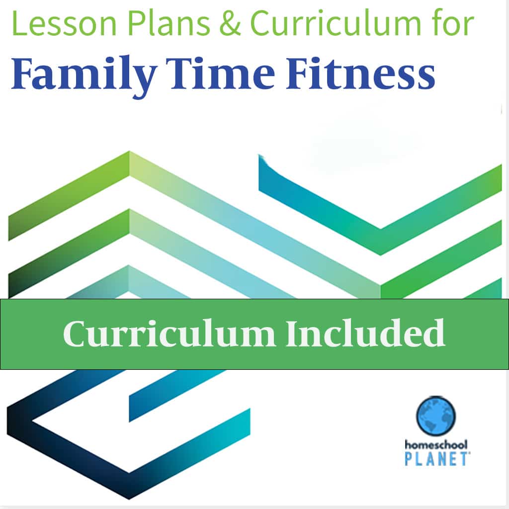 Homeschool Planet Family Time Fitness lesson plans and curriculum button