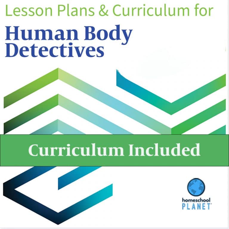 Homeschool Planet Human Body Detectives lesson plans and curriculum button