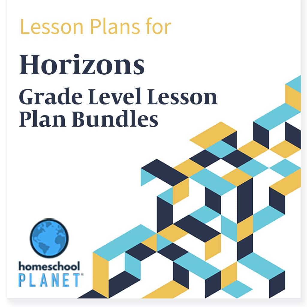 Horizons Multi-Subject lesson plan button cover image for homeschool planet