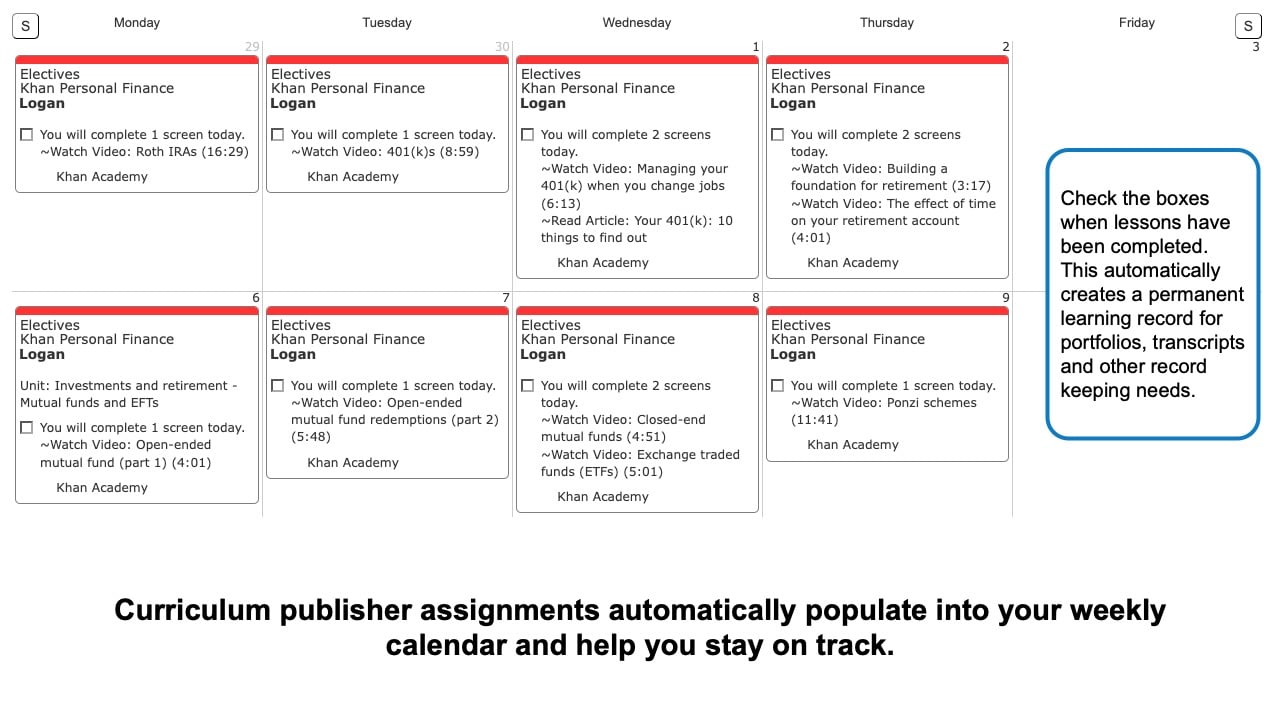 Khan-Electives-Weekly-View