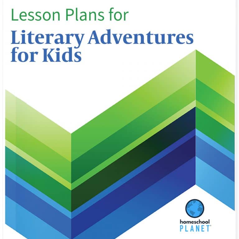 Image of Literary Adventures for Kids lesson plan cover