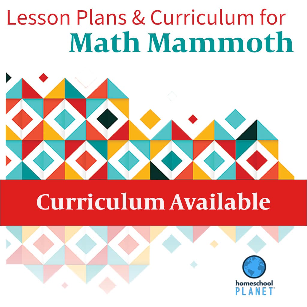 Homeschool Planet Math Mammoth lesson plans and curriculum button