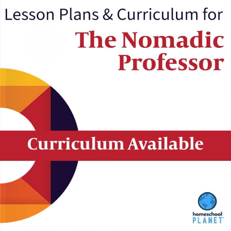 The Nomadic Professor lesson plans and curriculum for Homeschool Planet cover image