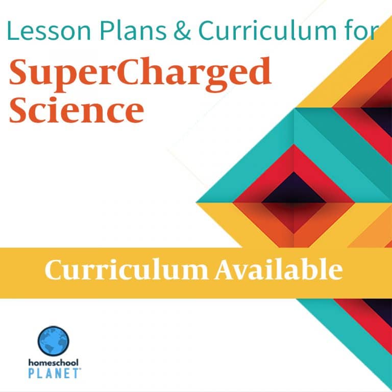 Homeschool Planet Supercharged Science lesson plans and curriculum button