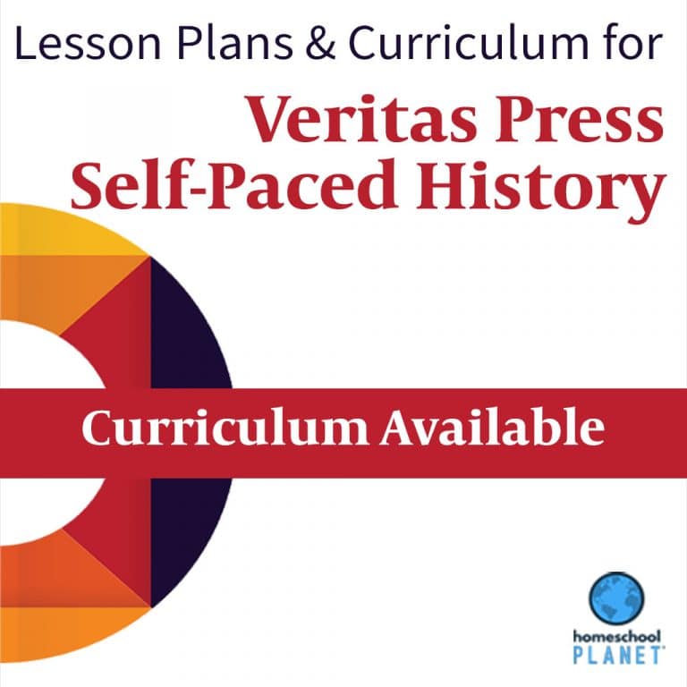Homeschool Planet Veritas Press History lesson plans and curriculum button