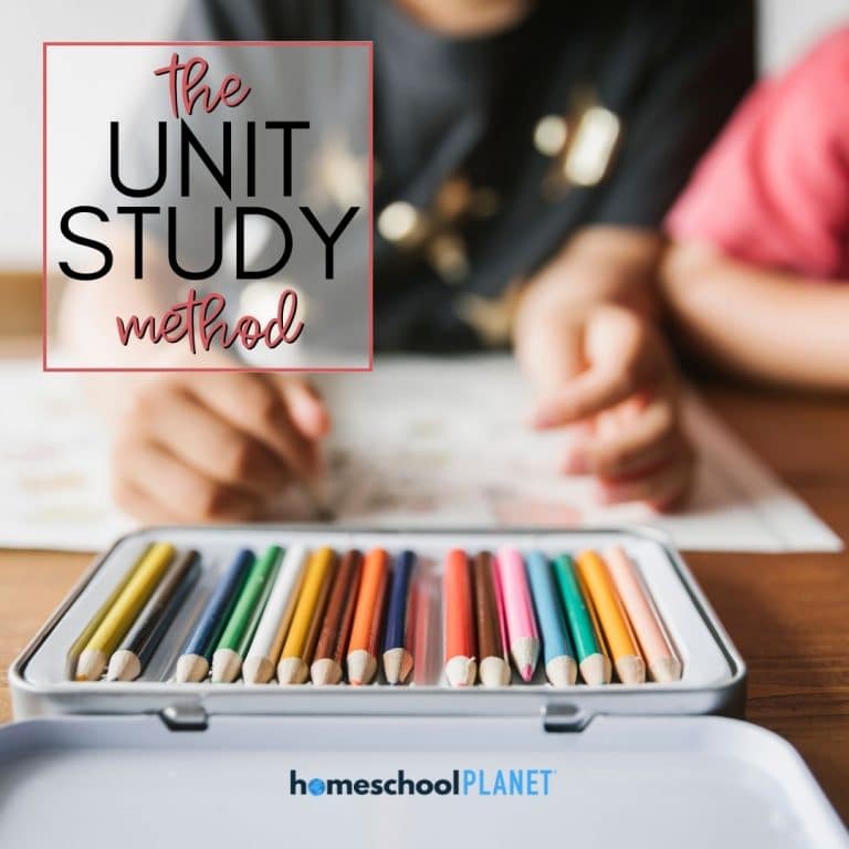 unit study art in a homeschool