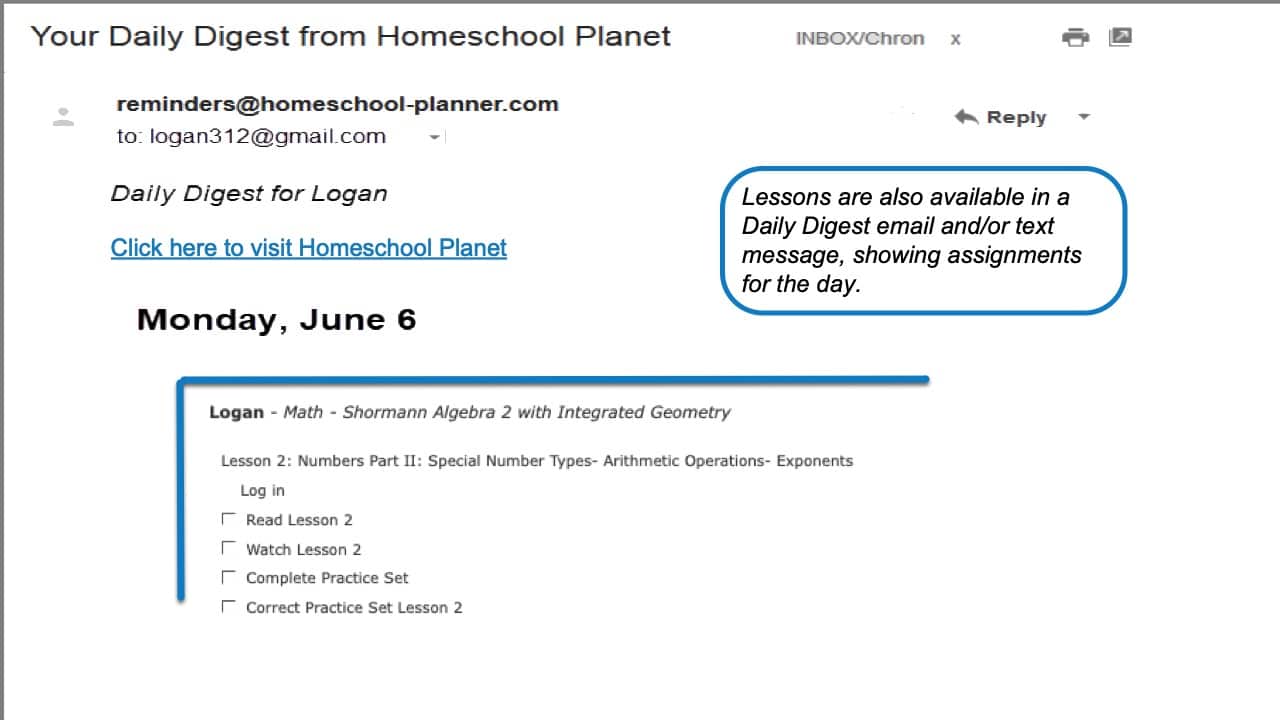 Shormann Math Daily Digest