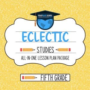 Eclectic studies all-in-one lesson plan - fifth grade in homeschool planet image