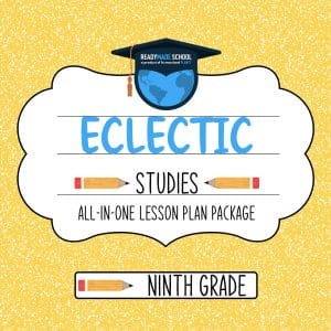 Eclectic studies all-in-one lesson plan - ninth grade in homeschool planet image