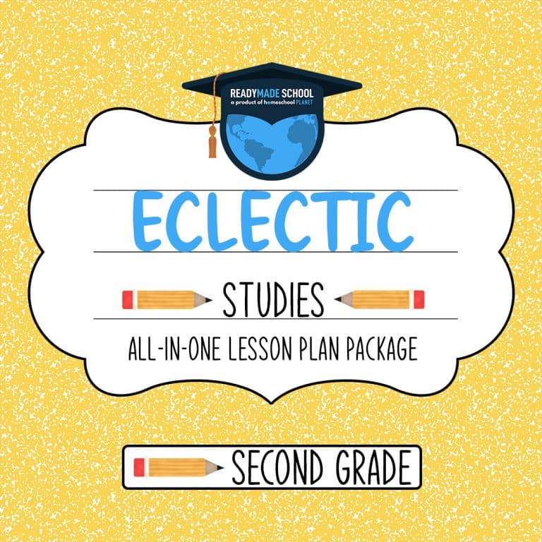 Eclectic studies all-in-one lesson plan - second grade in homeschool planet image