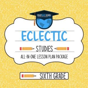 Eclectic studies all-in-one lesson plan - sixth grade in homeschool planet image