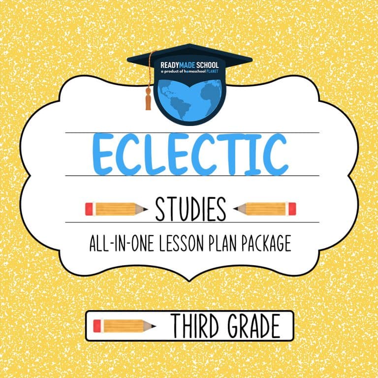 Eclectic studies all-in-one lesson plan - third grade in homeschool planet image