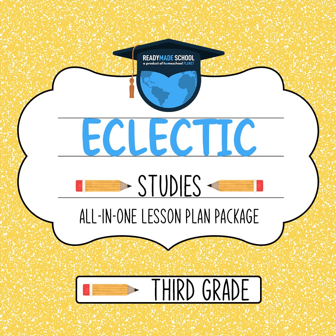 Eclectic studies all-in-one lesson plan - third grade in homeschool planet image