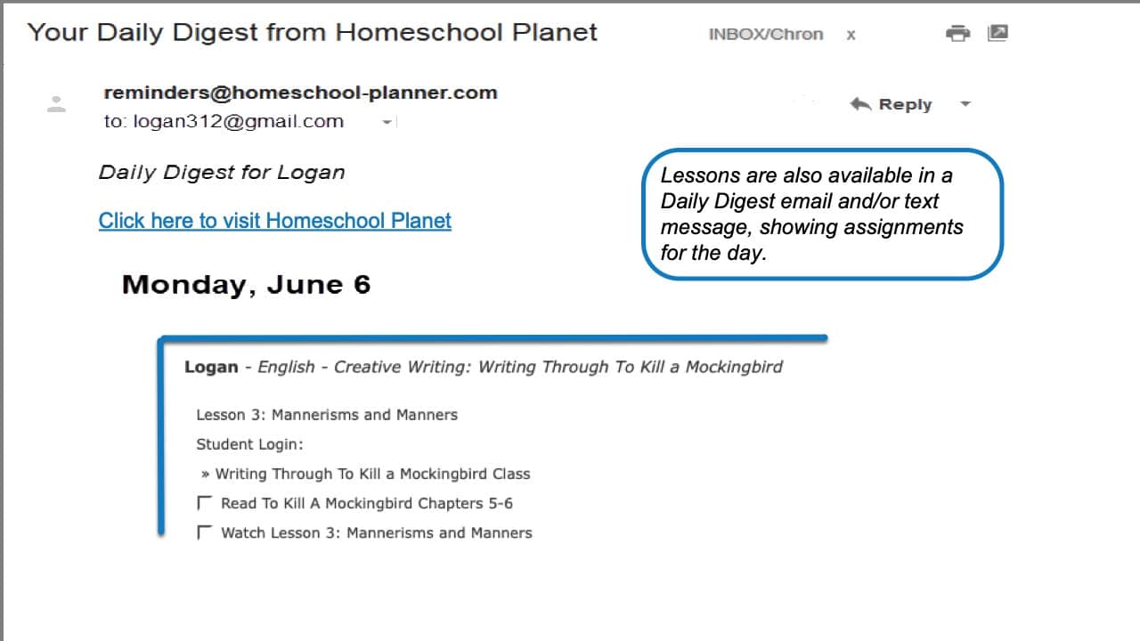 Compass Classroom Creative Writing Daily Digest