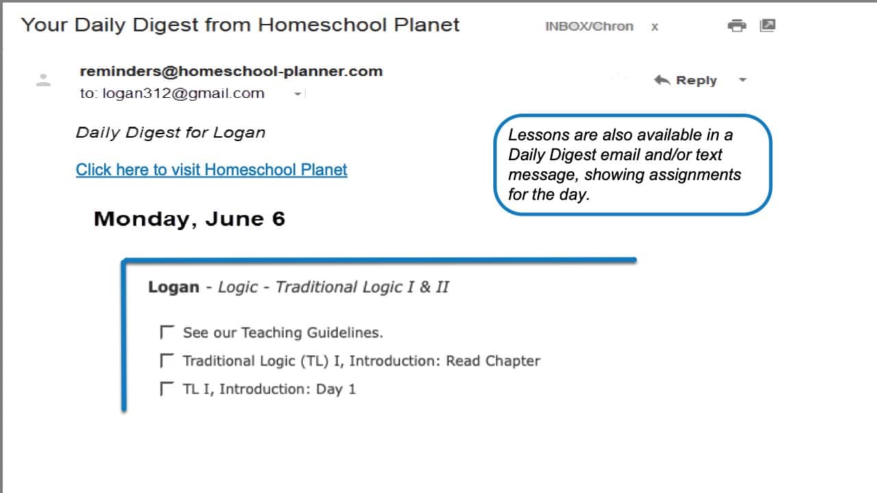 Memoria Press Logic Daily Digest